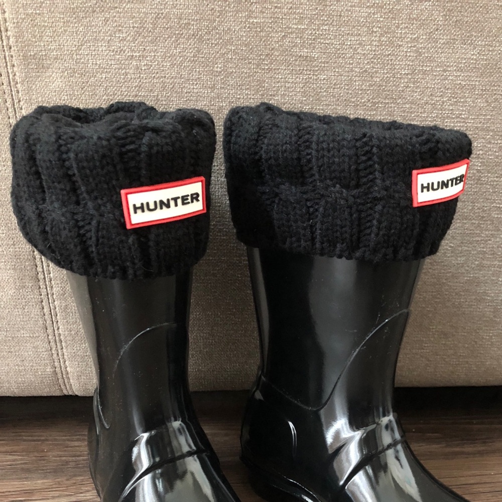 Hunter Short boot socks: Black
